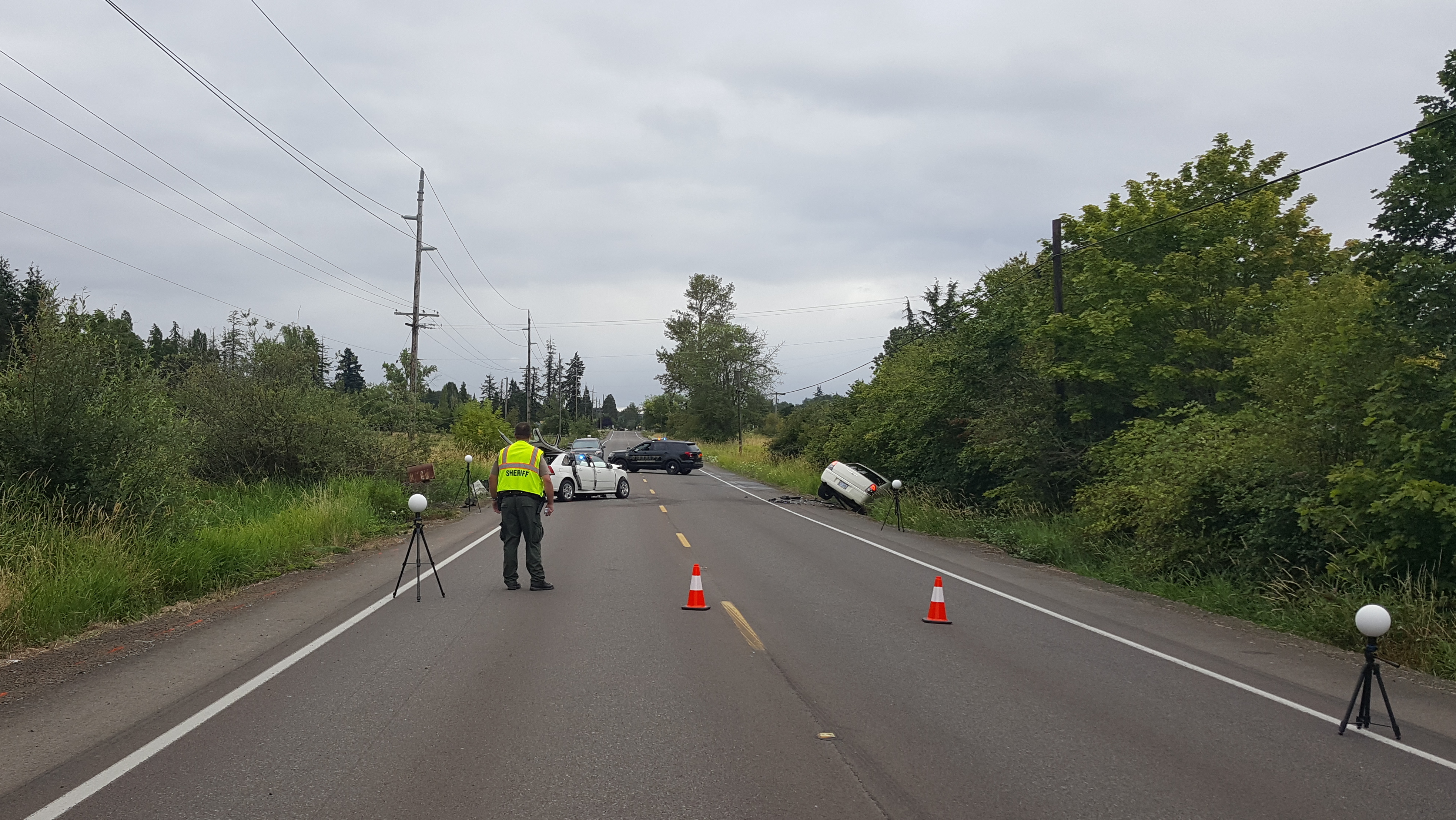Driver arrested for DUII after headon crash near Silverton; 2 hurt